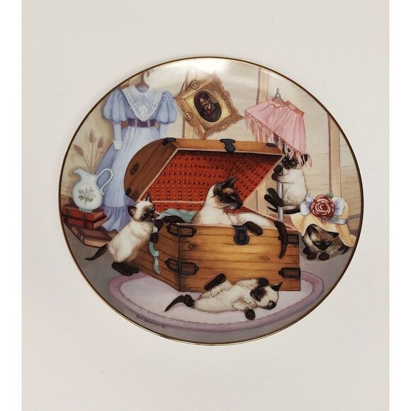 12 IRENE SPENCER 1989/Hamilton CAT Collection Country Plates - Picture 16 of 16